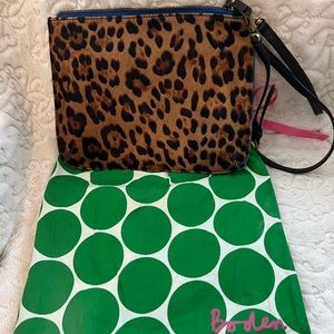 New Biden calf hair clutch